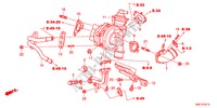 TURBO COMPRESSOR(DIESEL) para Honda CR-V DIESEL 2.2 EXECUTIVE 5 portas 6 velocidades manuais 2011