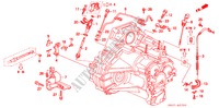 ALAVANCA CONTROLO(2.2L) para Honda SHUTTLE 2.2ILS 5 portas automática de 4 velocidades 1997