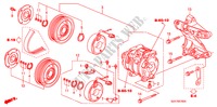 AR CONDICIONADO(COMPRESSOR) para Honda PILOT EX 5 portas automática de 5 velocidades 2011