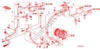 AR CONDICIONADO(MANGUEIRAS/TUBOS) para Honda PILOT EX 5 portas automática de 5 velocidades 2010