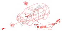 AR CONDICIONADO(SENSOR) para Honda PILOT TOURING 5 portas automática de 5 velocidades 2011