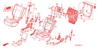 BANCO CENTRAL(D.) para Honda PILOT EX-L 5 portas automática de 5 velocidades 2011
