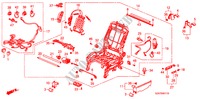 COMP. BANCO FR.(E.)(POTENCIA) para Honda PILOT TOURING 5 portas automática de 5 velocidades 2011