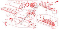 GUARNICAO PAINEL INSTRU.(LADO PASSAGEIRO) para Honda PILOT EX 5 portas automática de 5 velocidades 2011