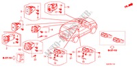 INTERRUPTOR para Honda PILOT EX 5 portas automática de 5 velocidades 2010