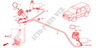 LAVA FAROL para Honda PILOT EX 5 portas automática de 5 velocidades 2011