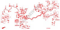 TUBO METALICO TRAVAOES/TUBO FLEXIVEL(VSA) para Honda PILOT TOURING 5 portas automática de 5 velocidades 2011