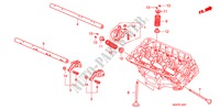 VALVULA/BALANCEIRO(TRASEIRA) para Honda PILOT EX-L 5 portas automática de 5 velocidades 2011