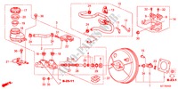 BOMBA PRINCIPAL TRAVOES/SERVO FREIO(D.) para Honda CR-Z BASE 3 portas 6 velocidades manuais 2011