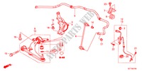 BRACO INFERIOR FRENTE para Honda CR-Z BASE 3 portas 6 velocidades manuais 2011