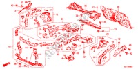 DIVISORIA FRENTE/TABLIER para Honda CR-Z BASE 3 portas 6 velocidades manuais 2011
