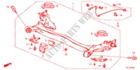 EIXO TRASEIRO para Honda CR-Z BASE 3 portas 6 velocidades manuais 2011