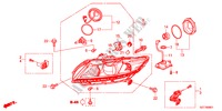 FAROL(HID) para Honda CR-Z TOP 3 portas 6 velocidades manuais 2011