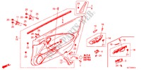 FORRO PORTA(LH) para Honda CR-Z BASE 3 portas 6 velocidades manuais 2011