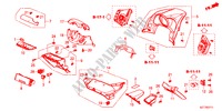 GUARNICAO PAINEL INSTRU.(LADO CONDUTOR)(D.) para Honda CR-Z TOP 3 portas 6 velocidades manuais 2011