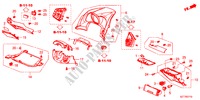 GUARNICAO PAINEL INSTRU.(LADO CONDUTOR)(LH) para Honda CR-Z BASE 3 portas 6 velocidades manuais 2011
