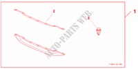 PACK SPOILER DIANT+SPOILER SUP TRASEIRO (PRIMARIO) para Honda CR-Z TOP 3 portas 6 velocidades manuais 2011