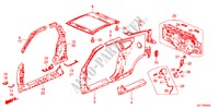 PAINEIS EXTERIOR/PAINEL TRASEIRO para Honda CR-Z BASE 3 portas 6 velocidades manuais 2011