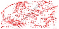 PISO/PAINEIS INTERIORES para Honda CR-Z BASE 3 portas 6 velocidades manuais 2011