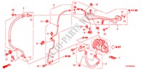 AR CONDICIONADO(MANGUEIRAS/TUBOS)(L4) para Honda ACCORD 2.4 EX 4 portas automática de 5 velocidades 2011