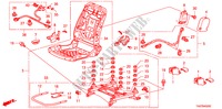 COMP. BANCO FR.(D.)(ASSENTO MANUAL) para Honda ACCORD 3.5 EX 4 portas automática de 5 velocidades 2011