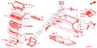 GUARNICAO PAINEL INSTRU.(LADO PASSAGEIRO)(2) para Honda ACCORD 2.4 EX 4 portas automática de 5 velocidades 2011
