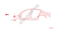 OLHAL(LATERAL) para Honda ACCORD 2.4 EX 4 portas automática de 5 velocidades 2011