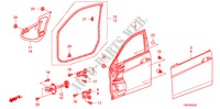 PAINEIS PORTAS FRENTE para Honda ACCORD 3.5 EX 4 portas automática de 5 velocidades 2011
