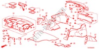 PRATELEIRA TRASEIRA/FORRO LATERAL para Honda ACCORD 2.4 EX 4 portas automática de 5 velocidades 2011