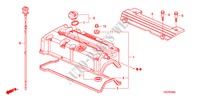 TAMPA CABECA MOTOR(L4) para Honda ACCORD 2.4 EX 4 portas automática de 5 velocidades 2011