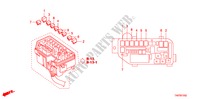 UNIDADE CONTROLO(COMPARTIMENTO MOTOR)(2) para Honda ACCORD 3.5 EX 4 portas automática de 5 velocidades 2011