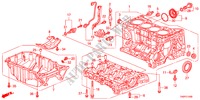 BLOCO CILINDROS/CARTER OLEO(L4) para Honda ACCORD 24EXI  SASO MIRROR 4 portas automática de 5 velocidades 2012