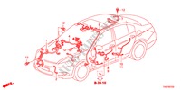CABLAGEM(3) para Honda ACCORD 24EXI  SASO MIRROR 4 portas automática de 5 velocidades 2012