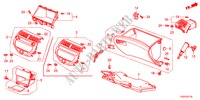 GUARNICAO PAINEL INSTRU.(LADO PASSAGEIRO)(1) para Honda ACCORD 24EXI  SASO MIRROR 4 portas automática de 5 velocidades 2012