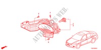 LUZ NEVOEIRO para Honda ACCORD 24LXI 4 portas automática de 5 velocidades 2012