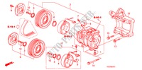 AR CONDICIONADO(COMPRESSOR)(V6) para Honda ACCORD V6 EX 2 portas automática de 5 velocidades 2010