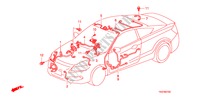 CABLAGEM(3) para Honda ACCORD 2.4 EX 2 portas automática de 5 velocidades 2008