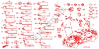 CINTA CABLAGEM/SUPORTE para Honda ACCORD V6 EX 2 portas automática de 5 velocidades 2011