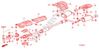 TUBO ESCAPE(V6) para Honda ACCORD V6 EXG 2 portas automática de 5 velocidades 2011