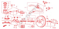 BOMBA PRINCIPAL TRAVOES/ SERVO FREIO(D.) (1) para Honda JAZZ 1.4 EXCL TEMP TIRE 5 portas transmissão inteligente 2009