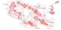 CONTROLO AQUECEDOR(LH) para Honda JAZZ 1.5 EXE 5 portas automática de 5 velocidades 2009