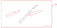 RR T/G GARNISH  METAL COLOUR  > CHROME para Honda JAZZ 1.4 LS 5 portas 5 velocidades manuais 2009