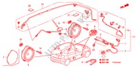 ANTENA/ALTIFALANTE para Honda JAZZ 1.4 LSH  DAY LIGHT 5 portas 5 velocidades manuais 2010