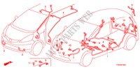 CABLAGEM(LH)(1) para Honda JAZZ 1.4 EX 5 portas transmissão inteligente 2010