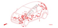 CABLAGEM(LH)(2) para Honda JAZZ 1.2 SE   TEMP TIRE 5 portas 5 velocidades manuais 2010