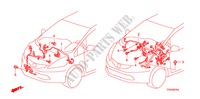 CABLAGEM(LH)(3) para Honda JAZZ 1.2 SE   TEMP TIRE 5 portas 5 velocidades manuais 2010