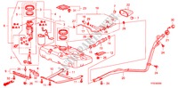 DEPOSITO COMBUSTIVEL para Honda JAZZ 1.4 EX 5 portas transmissão inteligente 2010