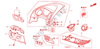 GUARNICAO PAINEL INSTRU.(LADO CONDUTOR)(D.) para Honda JAZZ 1.5 LSPO 5 portas 5 velocidades manuais 2010