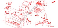 GUARNICAO PAINEL INSTRU.(LADO PASSAGEIRO)(D.) para Honda JAZZ 1.4 ES 5 portas transmissão inteligente 2010