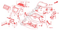 GUARNICAO PAINEL INSTRU.(LADO PASSAGEIRO)(LH) para Honda JAZZ 1.4 ES   TEMP TIRE 5 portas 5 velocidades manuais 2010